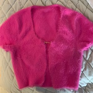 Jacquemus fluffy cropped sweater